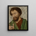 San Giovanni Battista - Scuola fiamminga — quadro incorniciato alla parete
