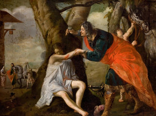 Il Buon Samaritano - Scuola fiamminga — vista dell’opera