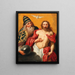 La Santa Trinità - Scuola fiamminga — quadro incorniciato alla parete