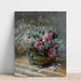 Riproduzione del dipinto Fiori in un Vaso (Rose e Nebbia) - Claude Monet