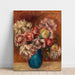 Riproduzione del dipinto Fiori in un vaso verde - Pierre-Auguste Renoir