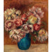 Riproduzione del dipinto Fiori in un vaso verde - Pierre-Auguste Renoir