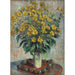 Riproduzione del dipinto Fiori di topinambur - Claude Monet
