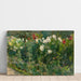 Riproduzione del dipinto Fiori rossi e bianchi orientati a sud-est - Max Liebermann