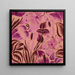 Fiori tropicali - Anonimo — quadro incorniciato alla parete