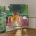 Riproduzione del dipinto Flirt nel parco - Edvard Munch