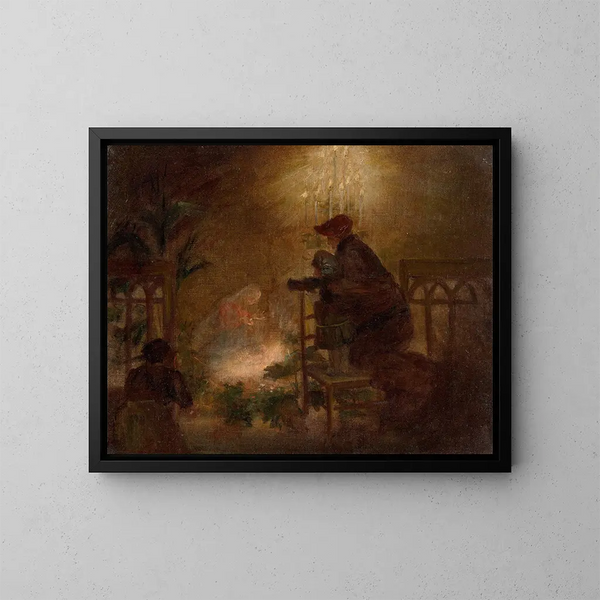 La crèche - Félix Bracquemond — quadro incorniciato alla parete