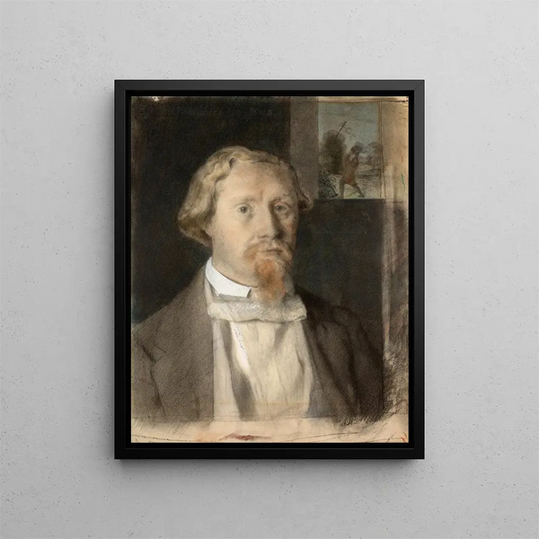 Ritratto di Charles Desforges de Vassens - Félix Bracquemond — quadro incorniciato alla parete