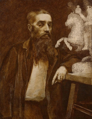 Flix Bracquemond - Portrait of sculptor Armand Le Vel.webp
