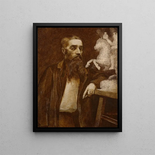 Flix Bracquemond - Portrait of sculptor Armand Le Vel.webp