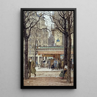 Flix Brard - Angle de la rue Gassendi et de lAvenue du Maine XIV Paris.webp