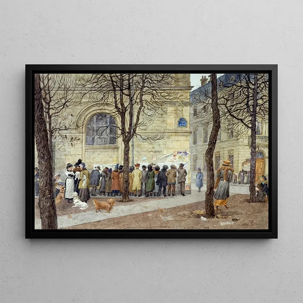 Flix Brard - Place de Montrouge 14me arrondissement de Paris 2529 Janvier 1918.webp