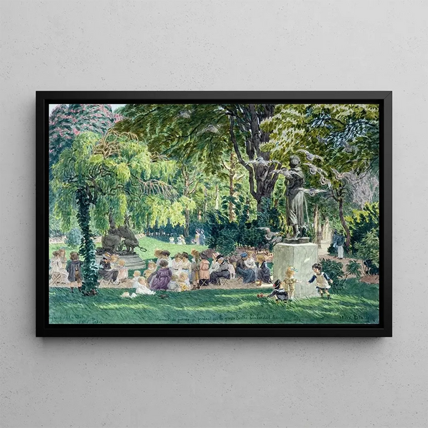 Square de la mairie XIV Paris (conflit de cas) - Félix Brard — quadro incorniciato alla parete