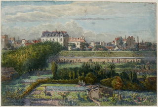 Flix Brard - Vue de la porte de Montrouge et des jardins prise de la rue Lakanal au GrandMontrouge.webp