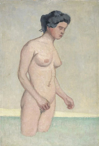 Flix Vallotton - Standing Female Swimmer In Profile.webp