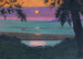 Tramonto a Grace, cielo arancione e viola - Félix Vallotton — vista dell’opera