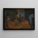 La blanchisseuse, chambre bleue - Félix Vallotton — quadro incorniciato alla parete
