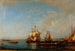 Caïques e velieri sul Bosforo - Félix Ziem — vista dell’opera