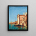 Chiesa dei Gesuati a Venezia - Félix Ziem — quadro incorniciato alla parete