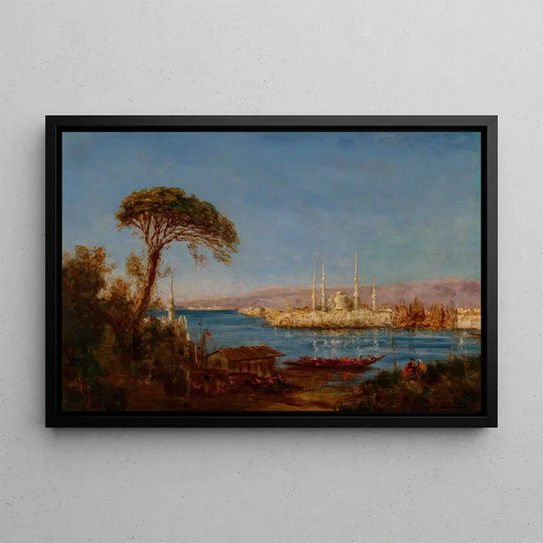 Constantinople - Félix Ziem — quadro incorniciato alla parete
