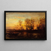 Tramonto - Félix Ziem — quadro incorniciato alla parete
