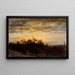 Coucher de soleil (Conflit de cas) - Félix Ziem — quadro incorniciato alla parete