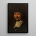 Étude d'homme Les Syndics copia da Rembrandt - Félix Ziem — quadro incorniciato alla parete