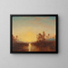 Khartoum, tramonto - Félix Ziem — quadro incorniciato alla parete