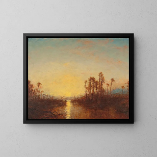 Flix Ziem - Khartoum Coucher De Soleil.webp