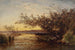 La Camargue Coucher de soleil - Félix Ziem — vista dell’opera