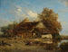La Chaumière - Félix Ziem — vista dell’opera