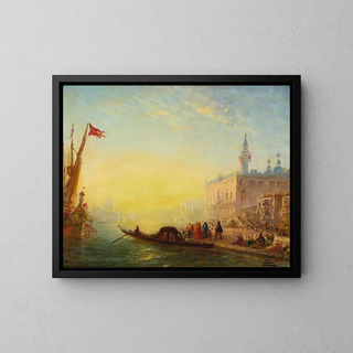 Flix Ziem - La Gondole Quai Des Esclavons.webp