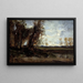 La mare - Félix Ziem — quadro incorniciato alla parete