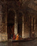 La sortie du Palais des Doges sous le pont des Soupirs - Félix Ziem — vista dell’opera