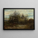 Le Bas-Meudon - Félix Ziem — quadro incorniciato alla parete