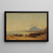 Le Bosphore al mattino - Félix Ziem — quadro incorniciato alla parete