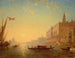 Le bassin vu du quai des Esclavons - Félix Ziem — vista dell’opera