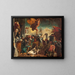 Il miracolo dello schiavo, copia da Tintoret, o Il martirio di San Marco - Félix Ziem — quadro incorniciato alla parete