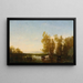 Paesaggio olandese - Félix Ziem — quadro incorniciato alla parete