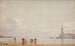 Pescatori di conchiglie ad Antibes - Félix Ziem — vista dell’opera