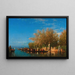 Venezia una passeggiata in gondola alla Madonna all'ingresso dei Giardini Francesi - Félix Ziem — quadro incorniciato alla parete