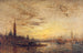 Venezia, La Giudecca al crepuscolo - Félix Ziem — vista dell’opera