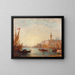 Venezia, il Palazzo dei Dogi - Félix Ziem — quadro incorniciato alla parete