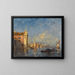 Venezia, Chiesa dei Gesuati - Félix Ziem — quadro incorniciato alla parete