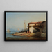 Vista d'Italia - Félix Ziem — quadro incorniciato alla parete