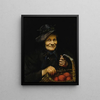 Flora Thomas Mccaig - Portrait of Woman with Oranges.webp