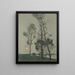 Alberi alla luce della luna - Florence Esté — quadro incorniciato alla parete