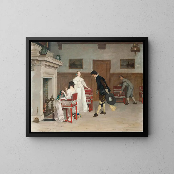 L'introduzione - Florent Willems — quadro incorniciato alla parete