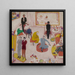 Soirée di Studio - Florine Stettheimer — quadro incorniciato alla parete