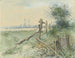 Paesaggio di polders con fossato - Floris Arntzenius — vista dell’opera